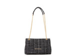 Valentino Tweedy Sac Porté Travers Nero/Multicolor