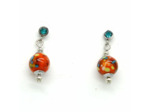 Boucles d'oreilles cristal PAPAYA