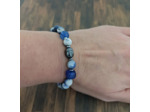 Bracelet bouddha sodalite/hématite