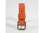 Berthille Ceinture A Chape Cuir Ajustable Orange
