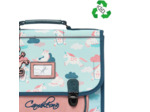 Caméléon Rétro Cartable 32cm Turquoise Unicorn