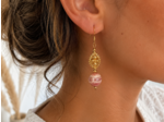 BOUCLES ÉLÉNA RHODOCHROSITE