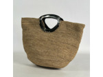 Sovani Tessa Sac Porté Travers En Raphia Thé