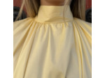 Blouse manche courte jaune Noeud