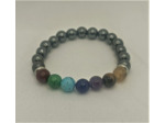 Bracelet 7 chakras/Hématite