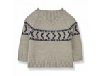 Pull taupe Mieke