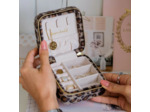 Maison Scarlett Corinne Boîte A Bijoux De Voyage En Velours Léopard