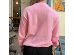 Pull rose col rond manches longues