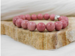 BRACELET RHODONITE ROSE