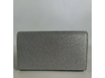 Farfouillette Pochette De Mariage A Rabat Brillante Et Rigide Argenté