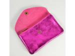 Farfouillette Porte-monnaie Cuir GM Fuschia
