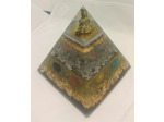 Pyramide orgonite n°17   11.5x11.5cm
