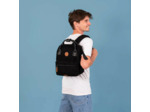 Cabaïa Small Dhaka Sac à Dos 10,5" Fourrure Noir