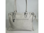 Farfouillette Sac Shopping Aux Détails Métalliques Gris
