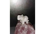 Statuette Eléphant Howlite Magnesite 36g