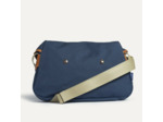 Bleu De Chauffe Léon Sac Besace En Coton Bleu Marin