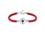 Bracelet de Projection "Je t'aime" en 100 langues rouge