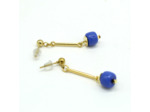 Boucles d'oreilles barre doré Sillage