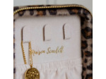 Maison Scarlett Corinne Boîte A Bijoux De Voyage En Velours Léopard