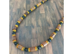 Collier bois/pierres de lave