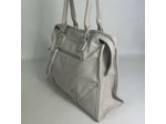 Farfouillette Sac Shopping Aux Détails Métalliques Gris
