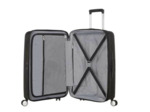American Tourister Sound Box Spinner 67 cm Valise Trolley 4 Roues Black Bass
