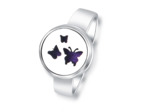 Bague aromathérapie en acier inoxydable
