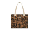 Hindbag Claude Grand Sac Cabas En Coton Bio Zèbre Cannelle