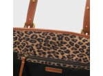 Gérard Darel Simple Bag Sac Cabas En Toile Enduite Léopard
