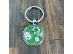 Porte-clés rond porte bonheur