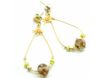 Boucles d'oreilles Citrus Coral