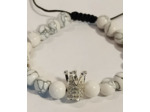 Howlite couronne réglable