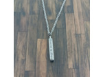 Pendentif homme en acier inox "I love you"