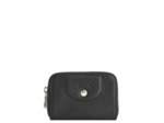 Longchamp Le Pliage Cuir Porte-Monnaie En Cuir Noir