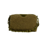 Mila Louise Mama T Sac Trotteur Cuir irisé et mouton Kiwi