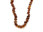 COLLIER BÉBÉ AMBRE COGNAC