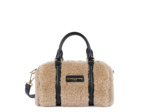 Lancaster Moumoute Mini Sac Polochon 518-053 Beige Noir