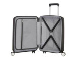 American Tourister Sound Box Spinner 55 cm Valise Cabine Trolley 4 Roues Black Bass