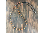 Collier en perles naturelles chips et hématite