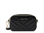 Lancaster Velvet Matelassé Pochette Porté Travers 518-014 Noir