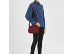 Longchamp Le Foulonné Sac Porté Travers M Rouge