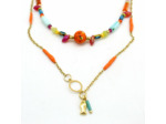 Collier double PAPAYA