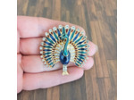 Broche paon