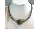 Collier Lila en ivoire végétal
