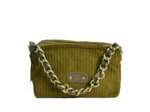 Mila Louise Mama VFR1 Sac Trotteur Velours Fumé Kaki