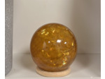 SPHÈRE FLUORITE JAUNE
