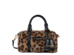 Lancaster Moumoute Mini Sac Polochon 518-053 Noir Léopard