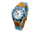 Montre enfant bleu ciel & beige