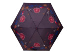 Isotoner Parapluie compact Mini Slim Manuel Frise Fleur Bleue