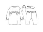 Patron Katia - Robe, leggings et chaussons